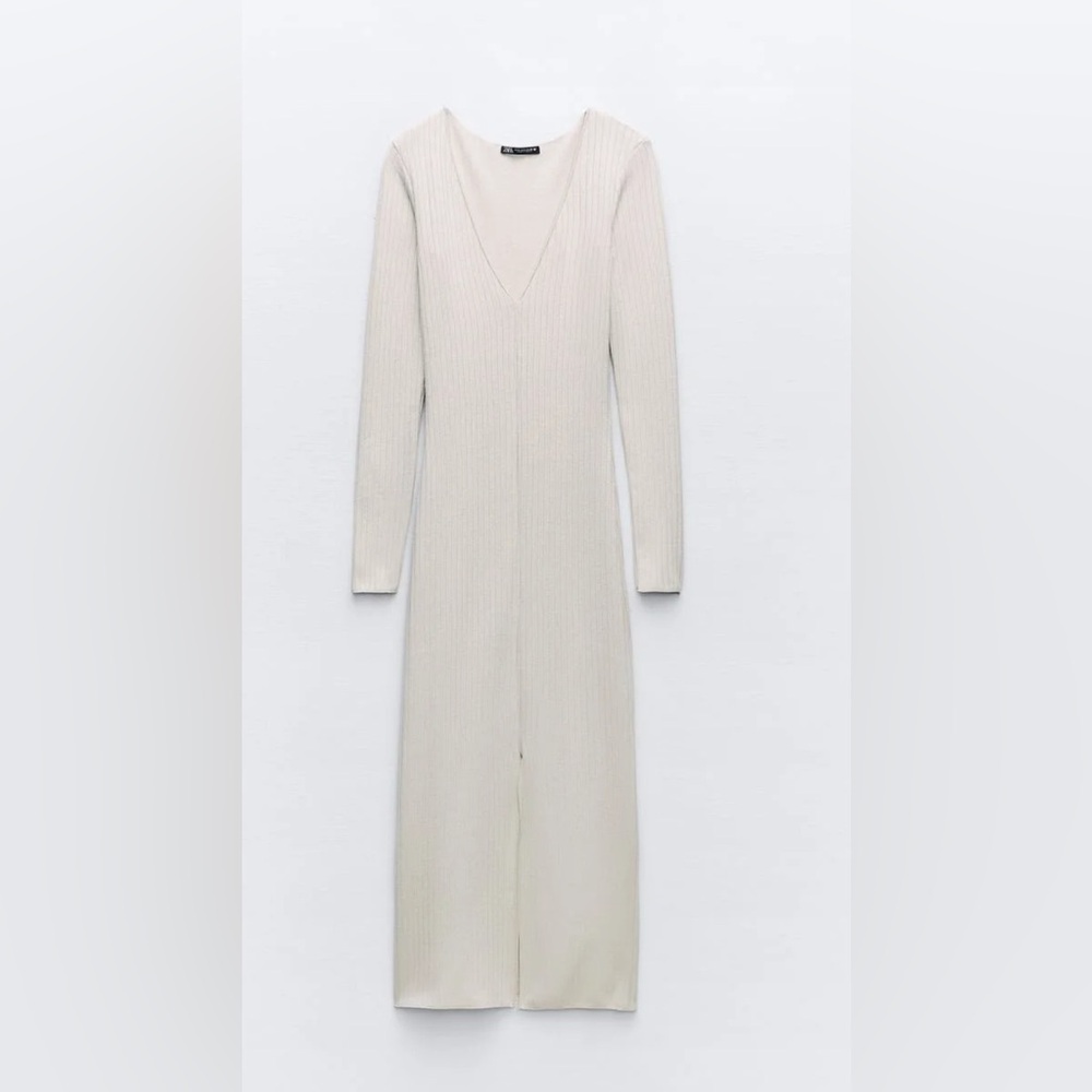 Zara dress ribbed long dress